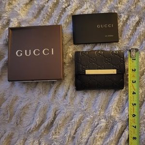 Gucci Classic GG French Flap Brown Leather Wallet